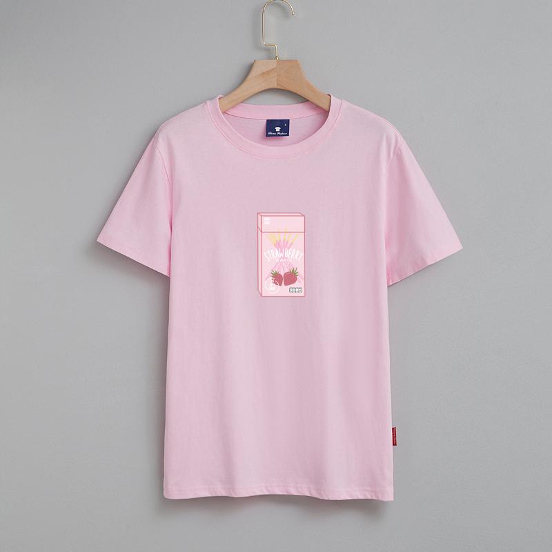 Strawberry Chocolate Bar Box Cotton T-shirt