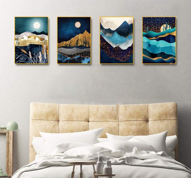 Landscape Landscape Decorative Painting Inkjet Canvas Painting Core